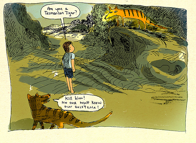 james-tan-comics-illustrator-tasmanian-tiger