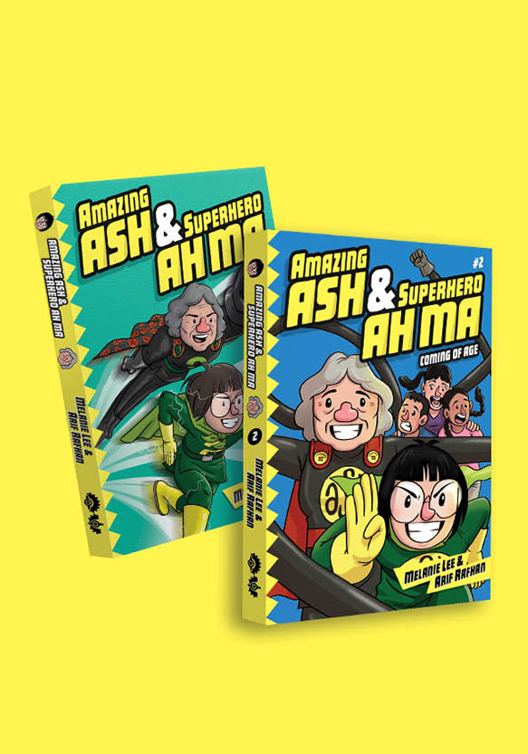Amazing Ash & Superhero Ah Ma (Bundle)