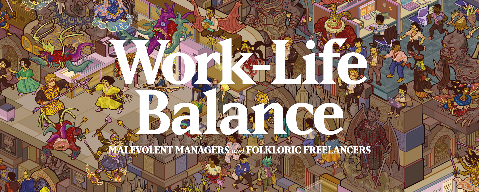 Work-life Balance: A seamless blend of comics and prose where even familiar Southeast Asian creatures are trapped in modern-day work culture’s cycle of duplicity